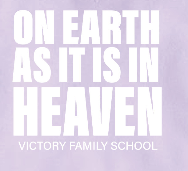 VFS "On Earth" Design Comfort Washed Crewneck Sweatshirt (lavender)(youth)