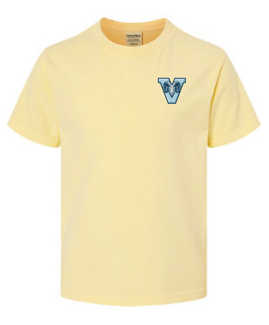 VFS "V Ram" Design Comfort Washed S/S T-shirt (yellow) (youth)