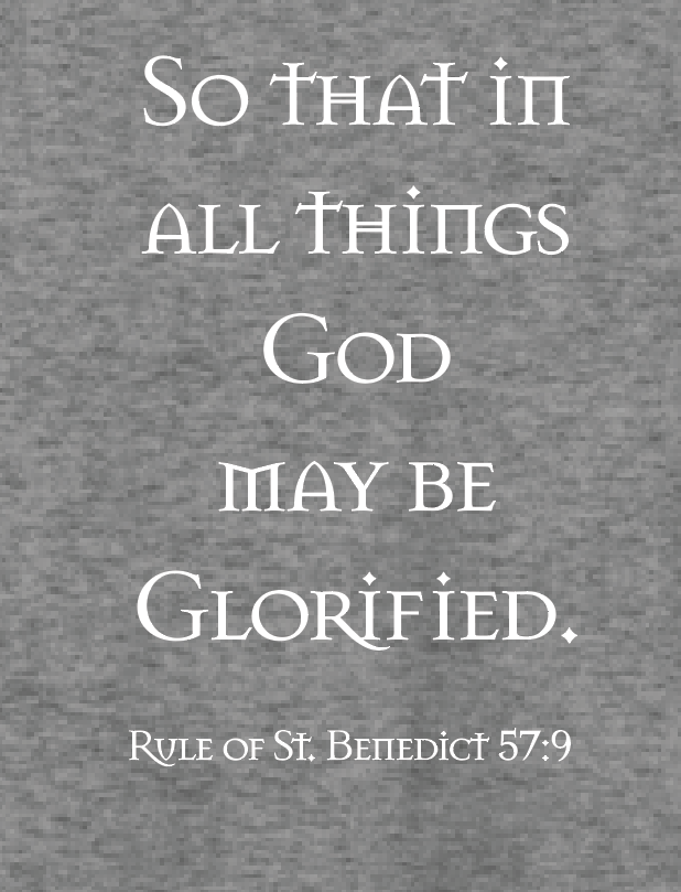 St. Gregory's "Sesquicentennial" Design Crewneck Sweatshirt (heather)(adult)