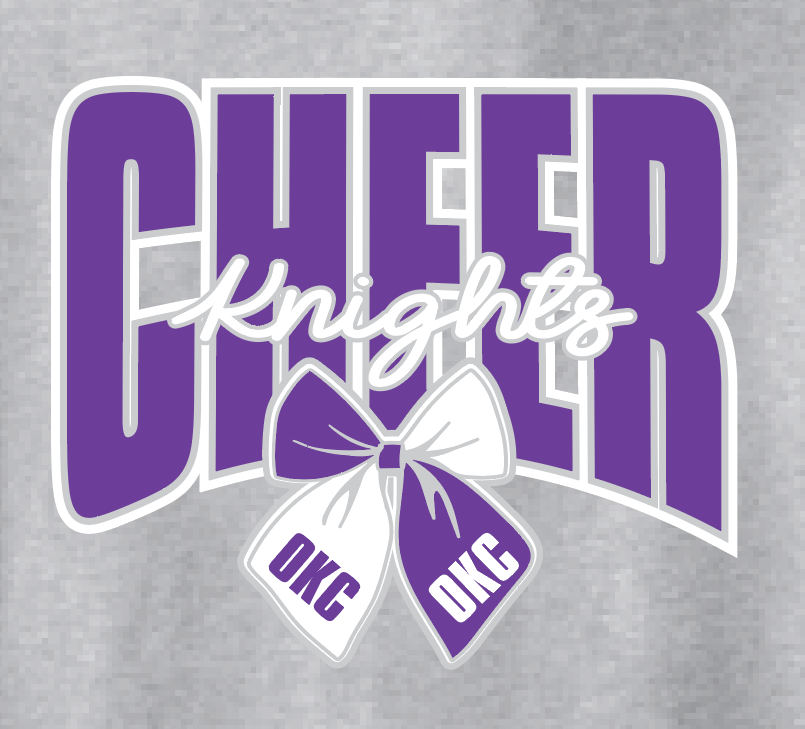 OKC Knights Cheer "Cheer" Design S/S T-shirt (heather)