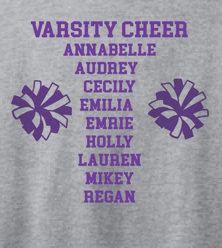 OKC Knights Cheer "Cheer" Design S/S T-shirt (heather)