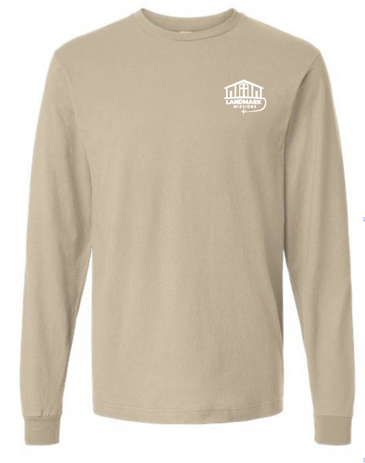 Landmark Missions "Go and Tell" Design L/S T-shirt (sand)