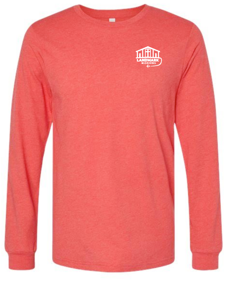 Landmark Missions "Go and Tell" Design L/S T-shirt (red)