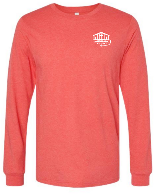 Landmark Missions "Go and Tell" Design L/S T-shirt (red)