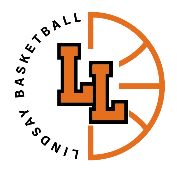 Lindsay Basketball "Ball" Design L/S T-shirt (white)