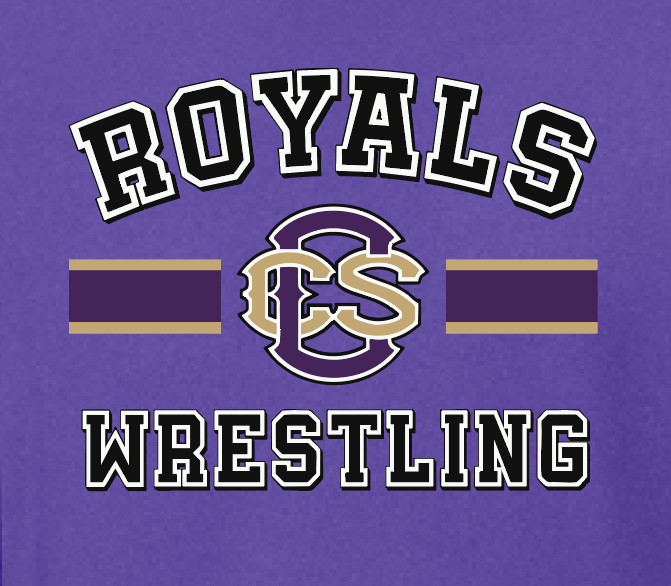 CCS Wrestling "Bar Logo" Design S/S Moisture Wicking T-shirt (heather purple)