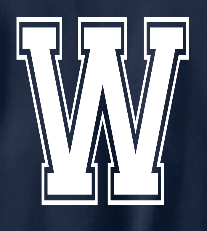 Whittier "Big W" Design Crewneck Sweatshirt