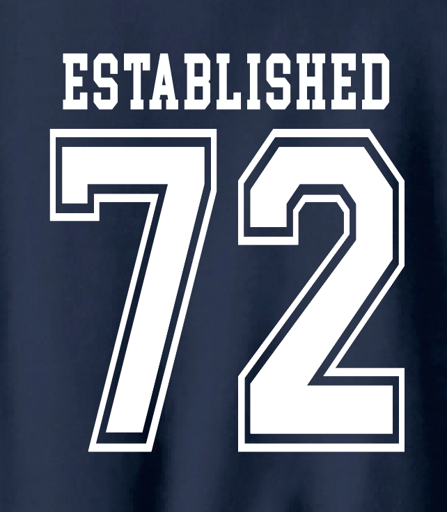 Whittier "Big W" Design Crewneck Sweatshirt