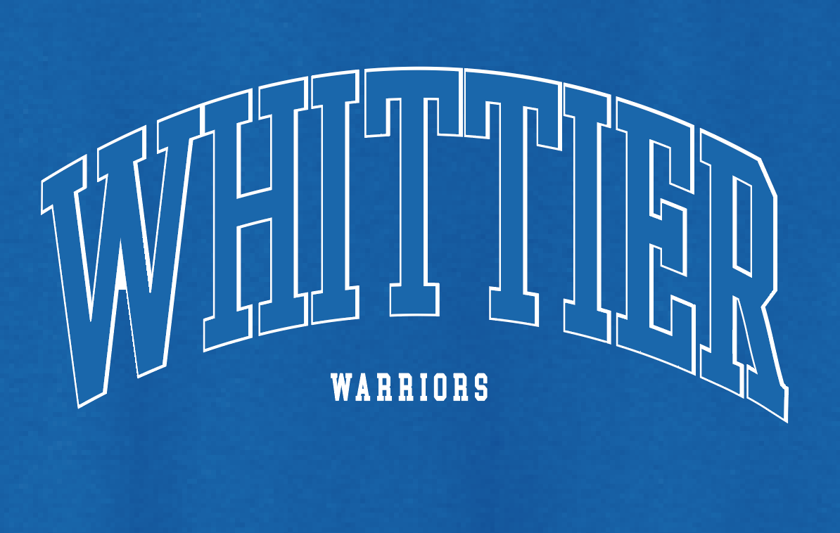 Whittier "Simple Arch" Design Softstyle S/S T-shirt (royal)