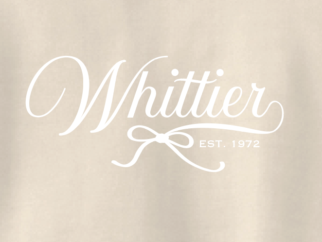 Whittier "Bow" Design Crewneck Sweatshirt (natural)