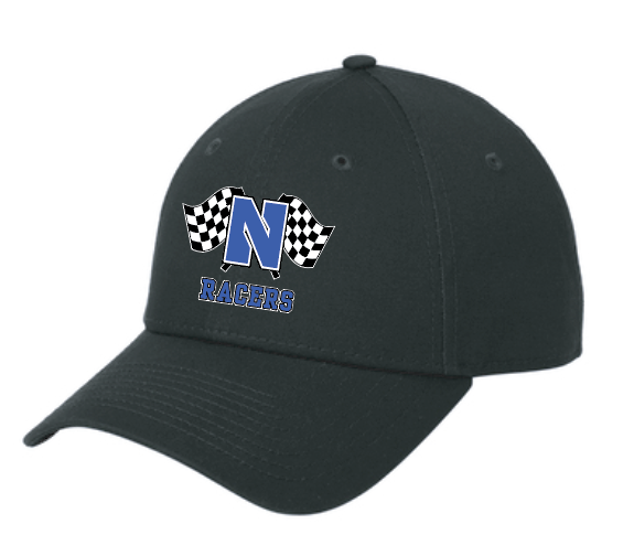 Newcastle Middle School "Racer Flags" New Era Structured Cap (black)