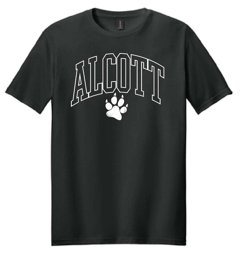 Alcott "Arch Paw" Design S/S T-shirt (black)