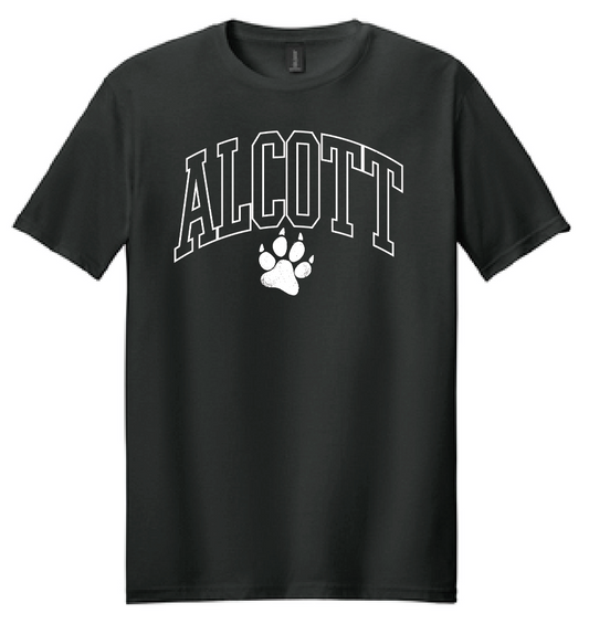 Alcott "Arch Paw" Design S/S T-shirt (black)
