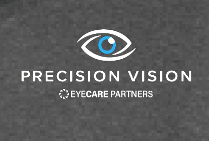 Precision Vision "Logo" Design 1/4 Zip Sweatshirt (dark heather)