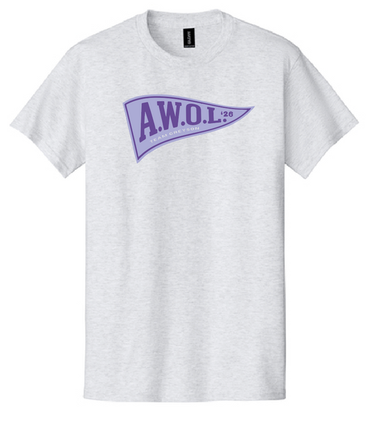 Washington AWOL "Pennant" Design S/S T-shirt (ash)