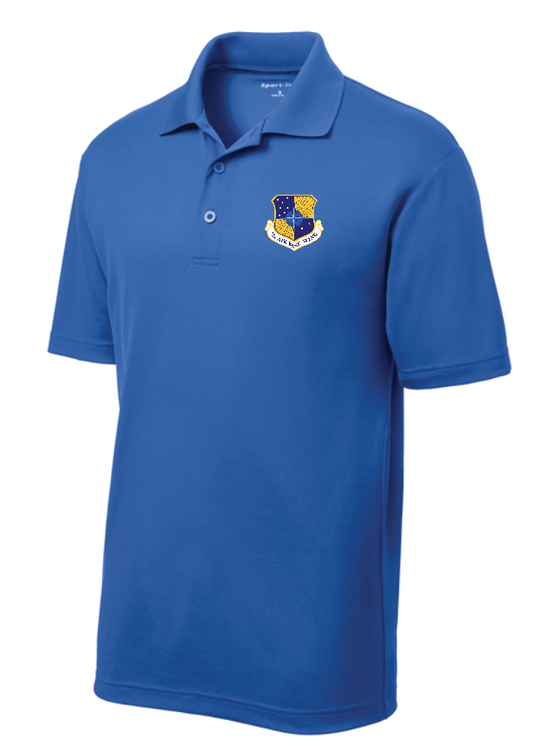 Tinker 72d Air Base Wing Mesh Polo (Unisex)