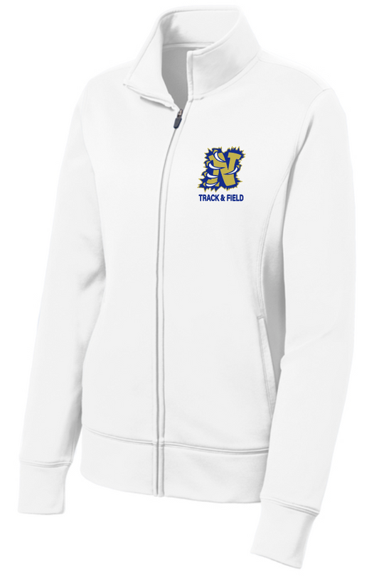 Noble Track & Field Moisture Wicking Fleece Full-Zip Jacket (women's)
