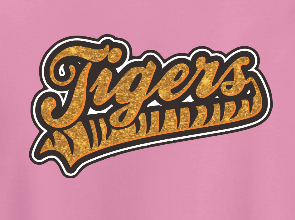 NHS PTA "Glitter" Design S/S T-shirt (pink)