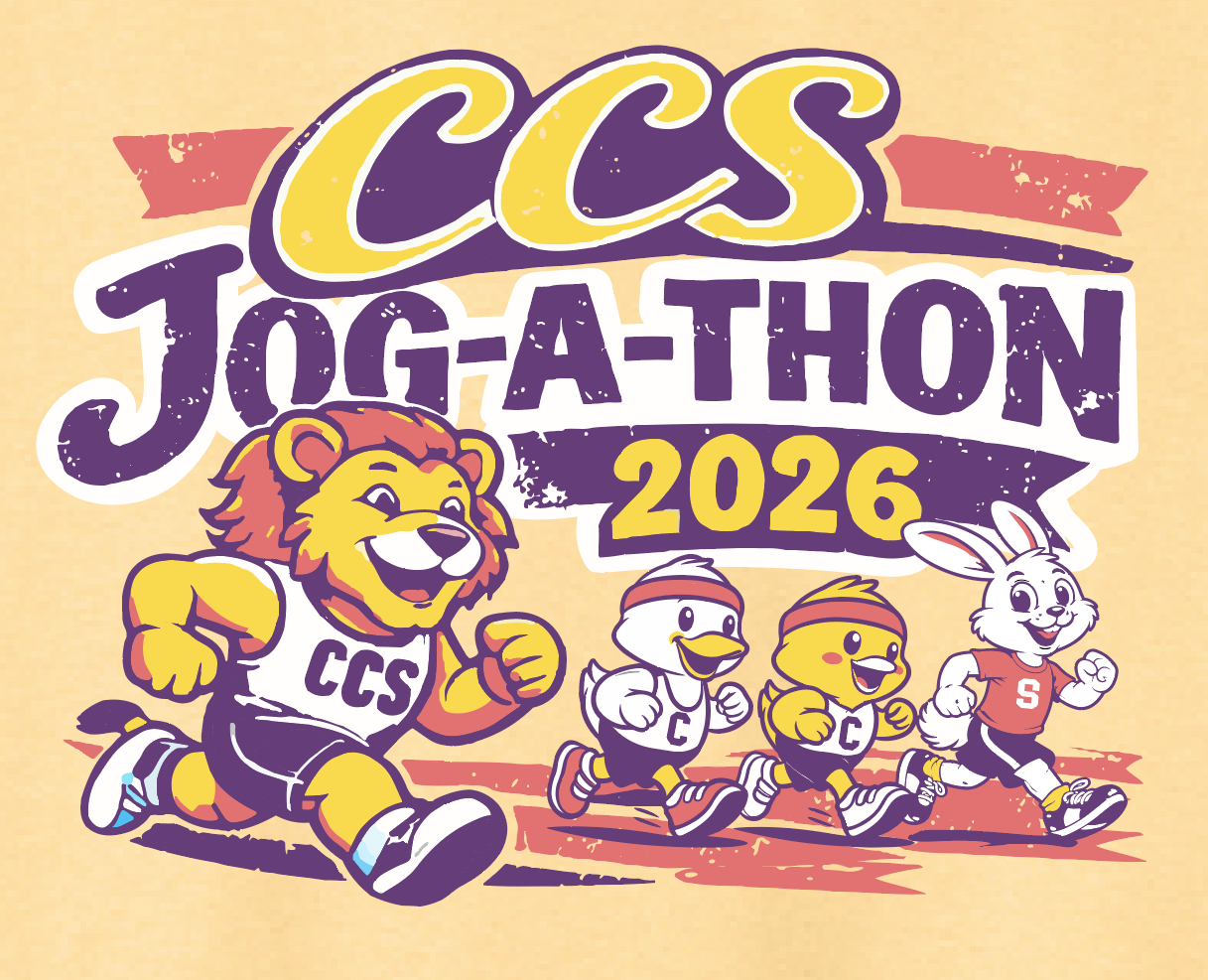 CCS PTSF Jog-a-thon "Lion" Design S/S T-shirt (yellow)