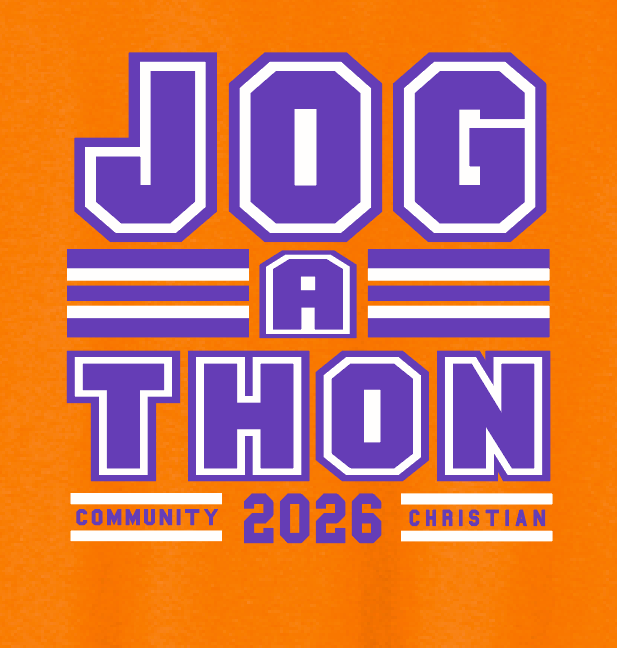 CCS PTSF Jog-a-thon "Block" Design S/S T-shirt (orange)