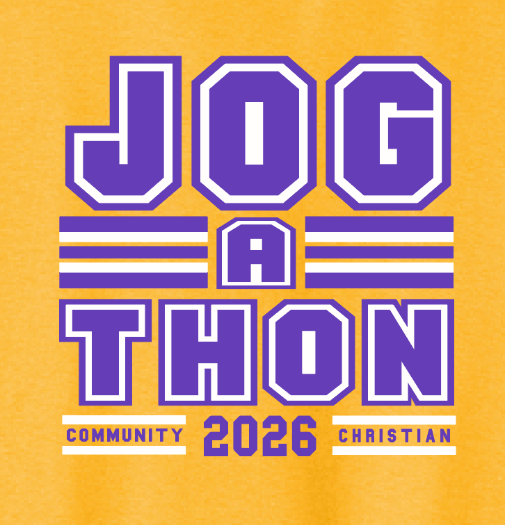 CCS PTSF Jog-a-thon "Block" Design S/S T-shirt (gold)