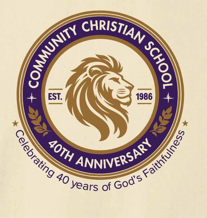 CCS PTSF "40 Years Lion" Design L/S T-shirt (natural)