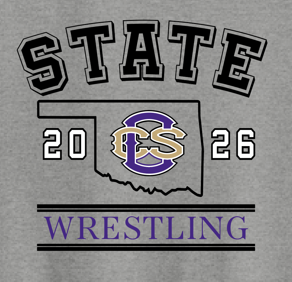 CCS Wrestling "State" Design Hooded Sweatshirt