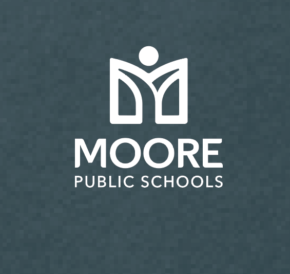 Moore Public Schools "Logo" District Unisex Crewneck Sweatshirt (navy)