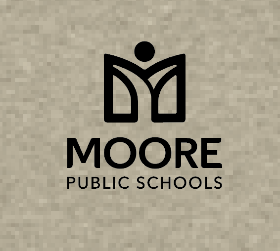 Moore Public Schools "Logo" District Unisex Crewneck Sweatshirt (tan)