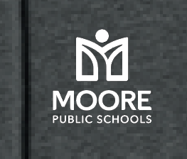Moore Public Schools "Logo" District Women's Full Zip Sweatshirt (htr charcoal)