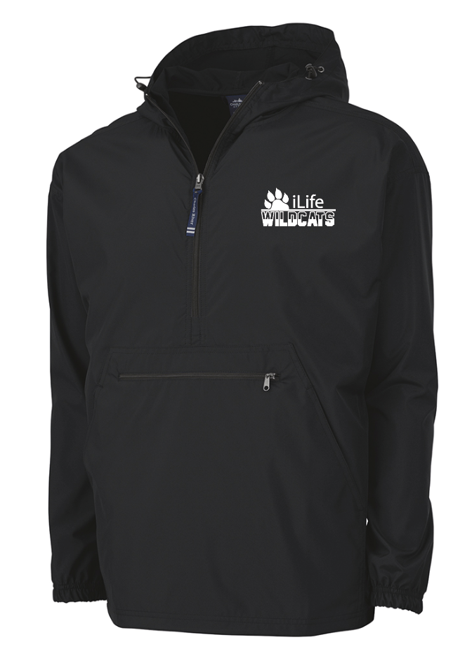 ILife "ILife Wildcats" Design Pack-N-Go Pullover (black)