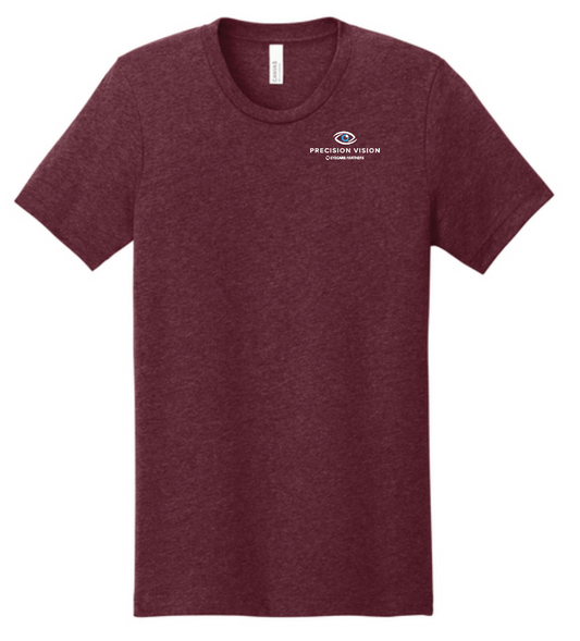 Precision Vision "Logo" Design S/S T-shirt (heather cardinal)