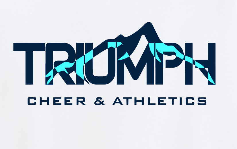 Triumph Cheer "Logo" Design Crewneck Sweatshirt (white)