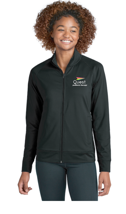 Quest "Logo" Design Full-Zip Cadet Jacket
