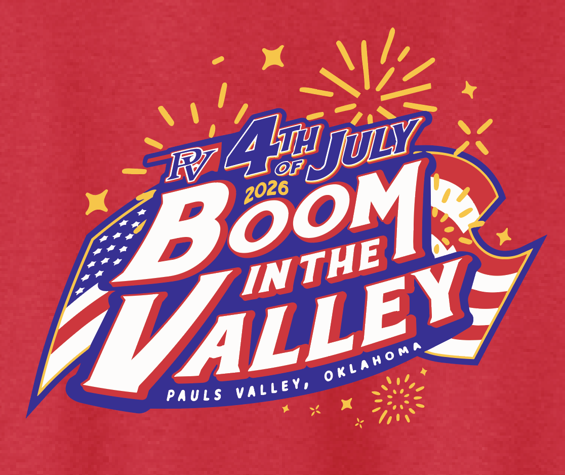 Pauls Valley "4th of July" Design S/S T-shirt (red)