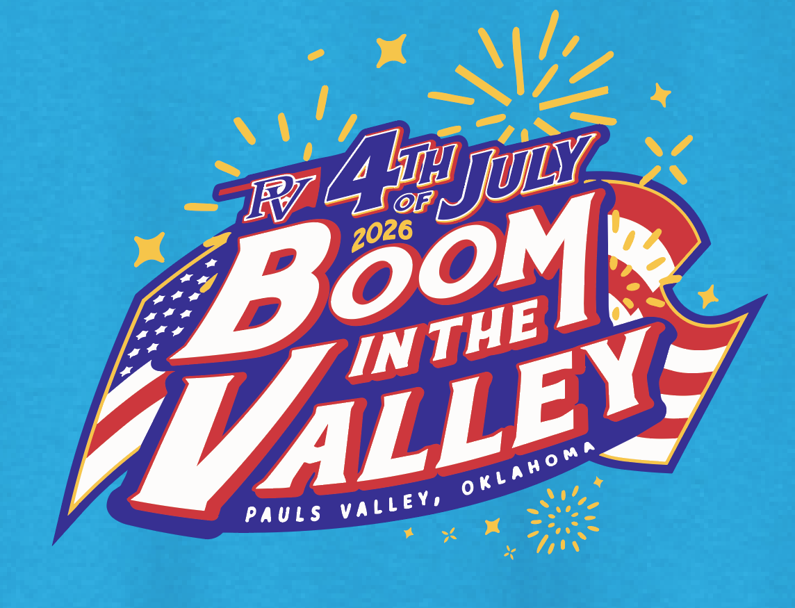 Pauls Valley "4th of July" Design Uni-sex Tank (sapphire)