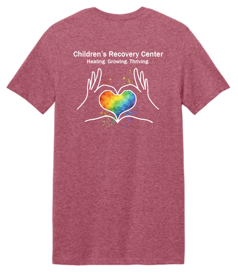 COCMHC "Children's Recovery Center" Design S/S T-shirt (htr cardinal)