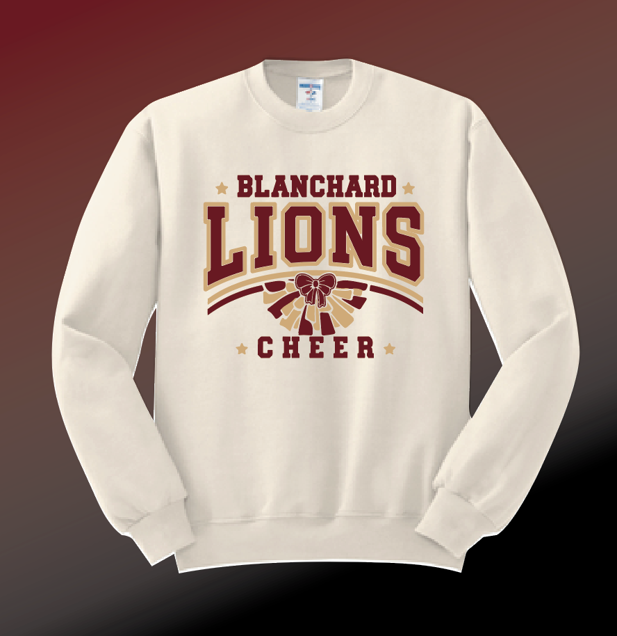 Blanchard 3rd Grade Cheer Crewneck Sweatshirt (no sponsors)