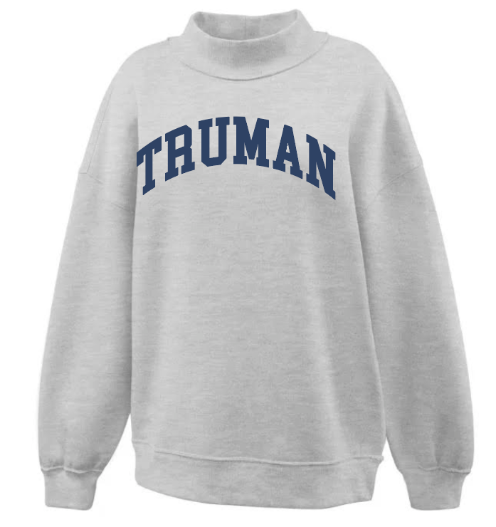 Truman "Truman" Design Mockneck Sweatshirt