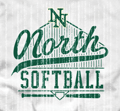 Norman North Softball "Softball" S/S Comfort Colors Boxy T-shirt (white)