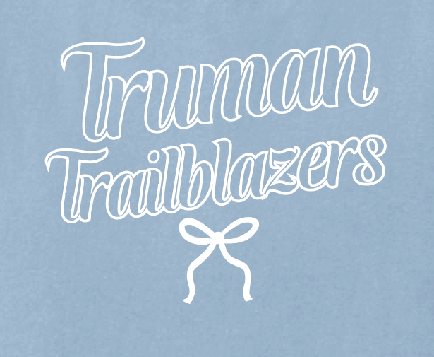 Truman "Bow" Design Comfort Colors S/S T-shirt (denim)