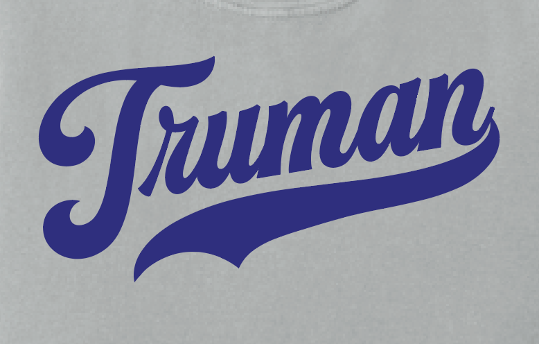 Truman "Vintage Script" Design Gildan Crewneck Sweatshirt (heather)