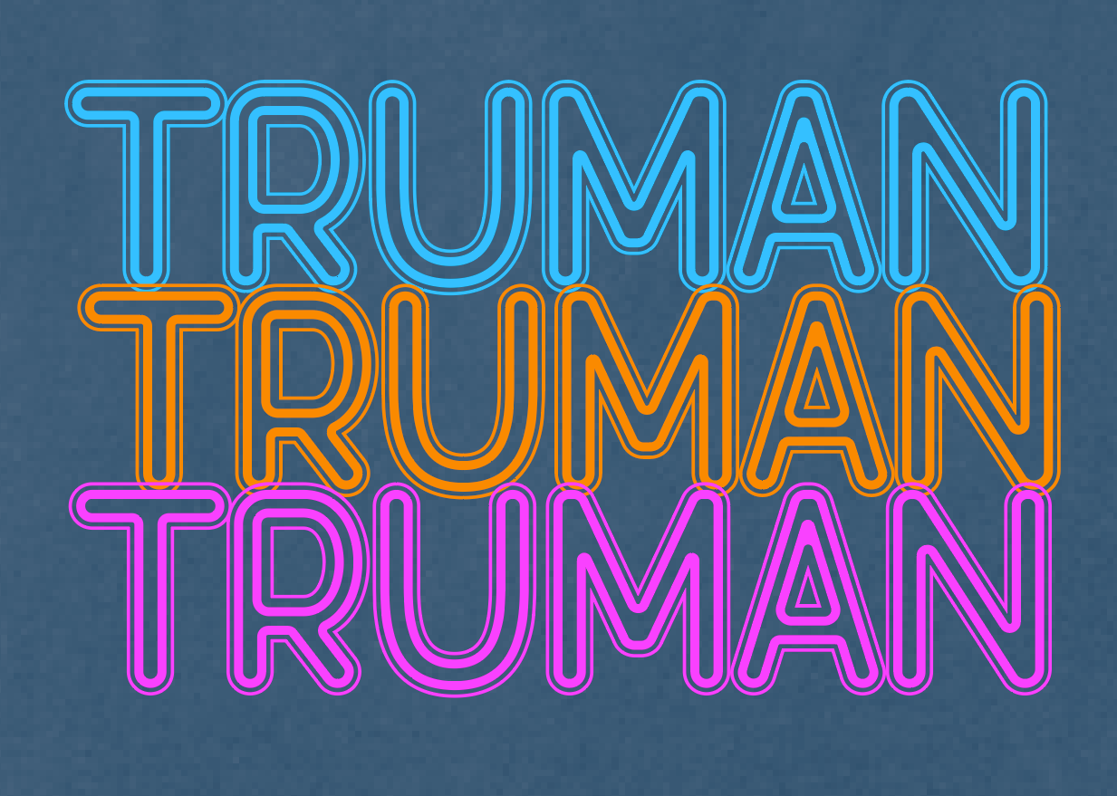 Truman "Neon" Design Gildan S/S T-shirt