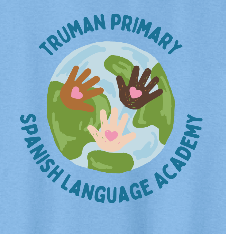 Truman "Spanish Language Academy" Design Gildan S/S T-shirt (blue)