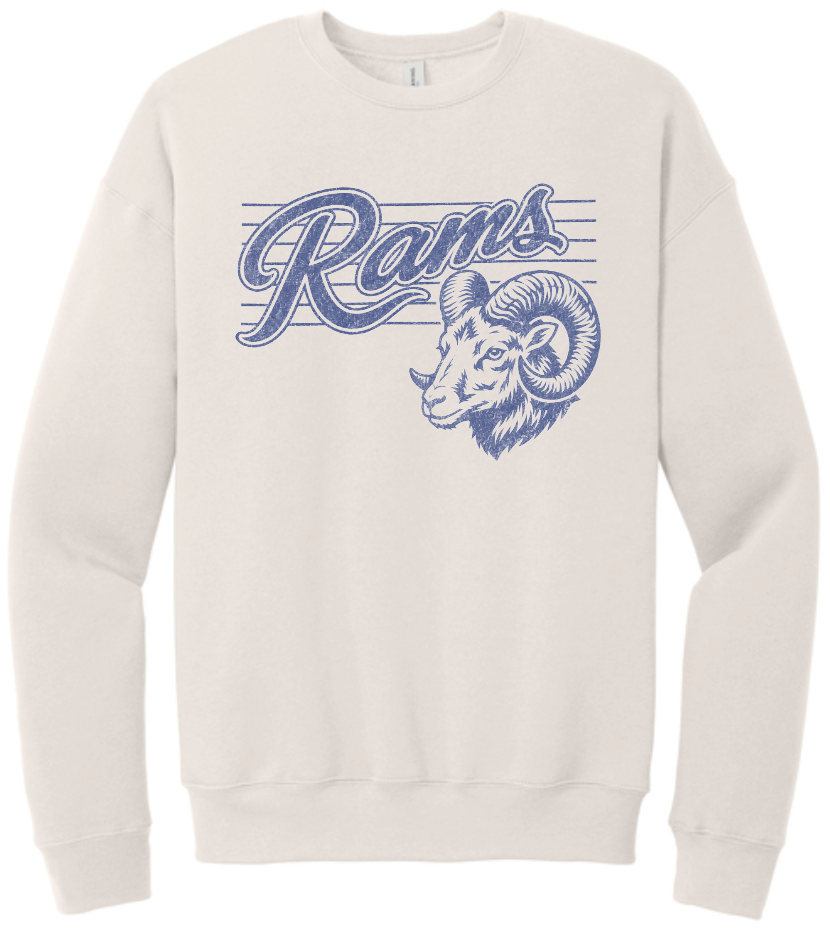 VFS "Vintage Mascot" Design BellaCanvas Crewneck Sweatshirt (adult)