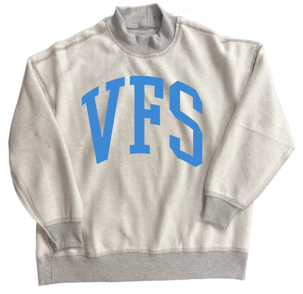 VFS "Victory" Design Mockneck Sweatshirt (inside out print)