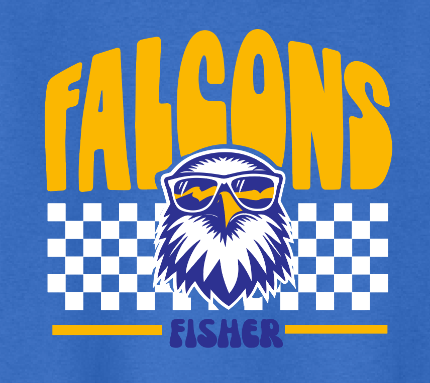 Fisher "Checkerboard" Design Gildan S/S T-shirt