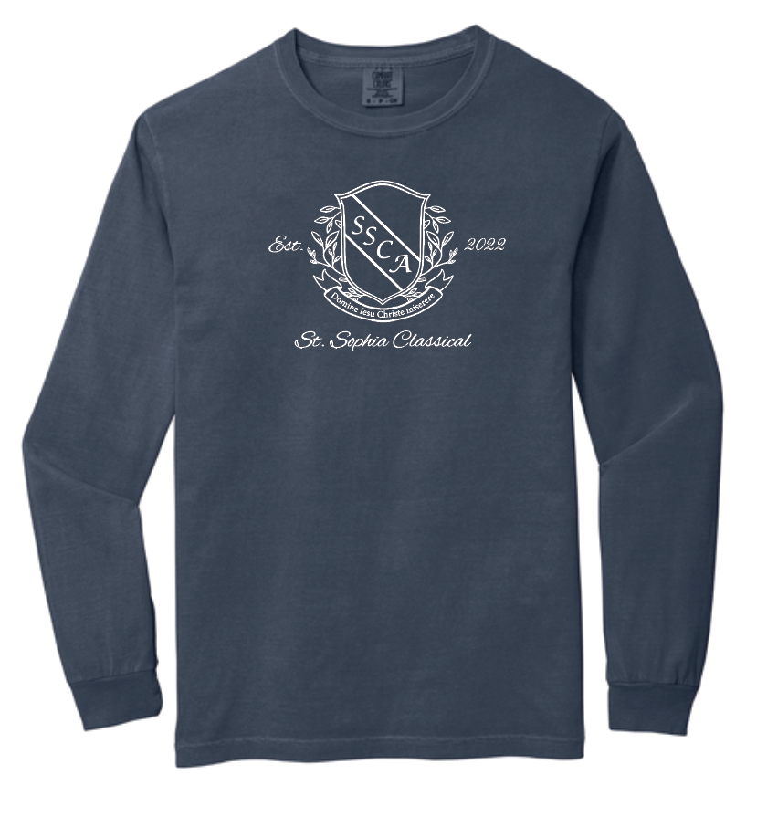 St. Sophia "Crest" Design L/S T-shirt (Adult)
