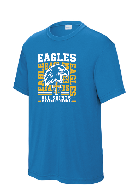 ASCS "Mascot Eagle" Design Moisture Wicking S/S T-shirt