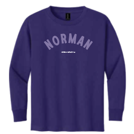 Monroe "Norman" Design Gildan L/S T-Shirt (youth)